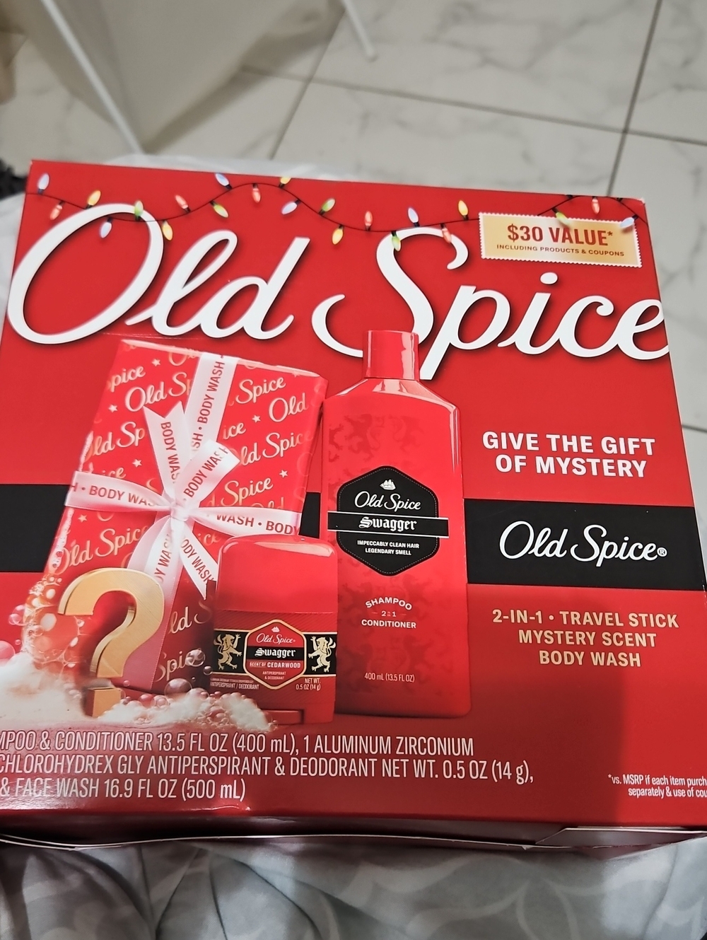 Old Spice Swagger Red Men’s Grooming Gift Set